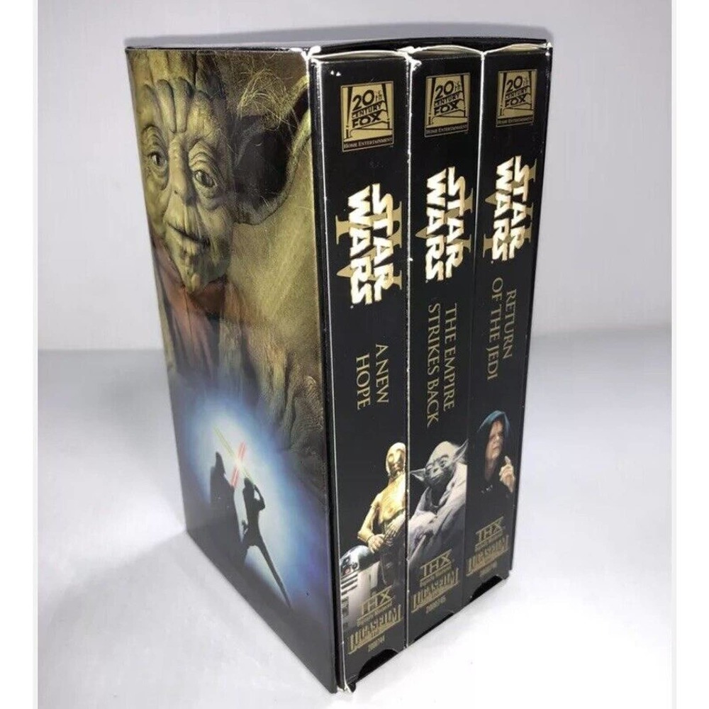 Star Wars Box Set of 3 VHS A New Hope, Empire Strikes Back, Return Of The Jedi